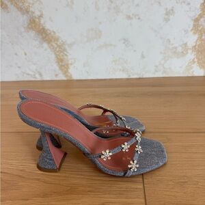 Amina Muaddi Lily Slipper — NWT